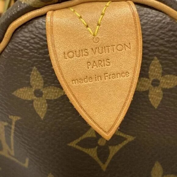 100% Authentic LOUIS VUITTON Speedy 25 M41109 Monogram Handbag Monogram Canvas - Picture 14 of 14